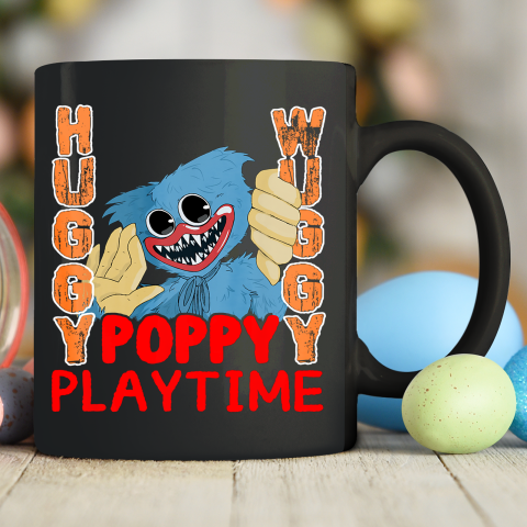 Huggy Shirt Poppy Playtime Huggy Wuggy Playtime Horror Game Fun Ceramic Mug 11oz