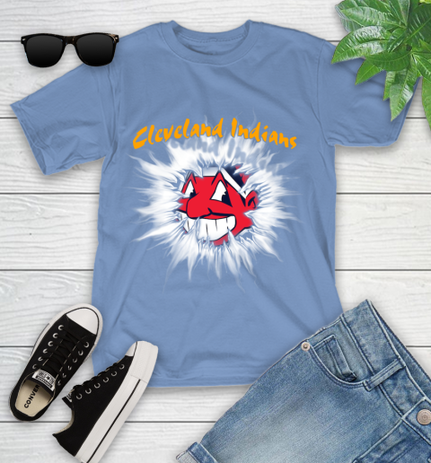 Cleveland Indians MLB Baseball Adoring Fan Rip Sports Youth T-Shirt 15