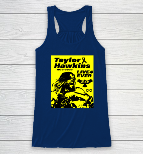 Taylor Hawkins Shirt RIP Foo Fighters Drummer 1972  2022 Racerback Tank 4