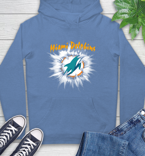 Miami Dolphins NFL Football Adoring Fan Rip Sports Hoodie 11
