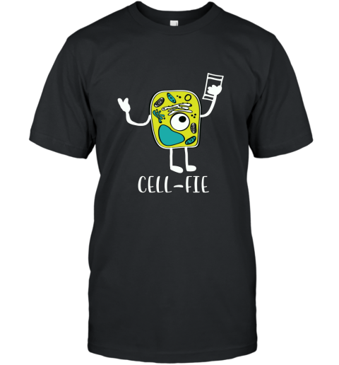 Cell Fie T Shirt CellFie Funny Science Teacher Selfie T-Shirt
