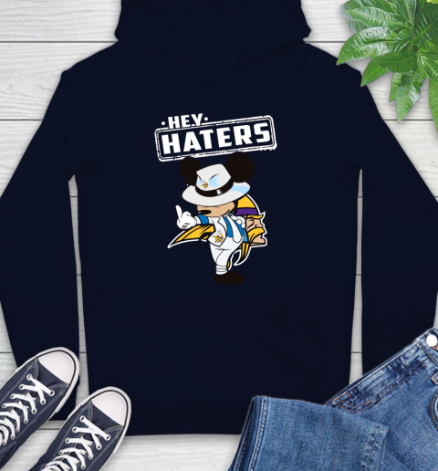 NFL Hey Haters Mickey Football Sports Minnesota Vikings Hoodie 3