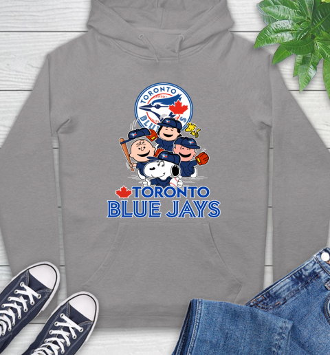 MLB Toronto Blue Jays Snoopy Charlie Brown Woodstock The Peanuts Movie Baseball T Shirt_000 Hoodie 6