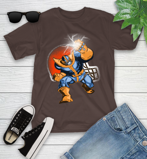 Cleveland Browns NFL Football Thanos Avengers Infinity War Marvel Youth T-Shirt 7