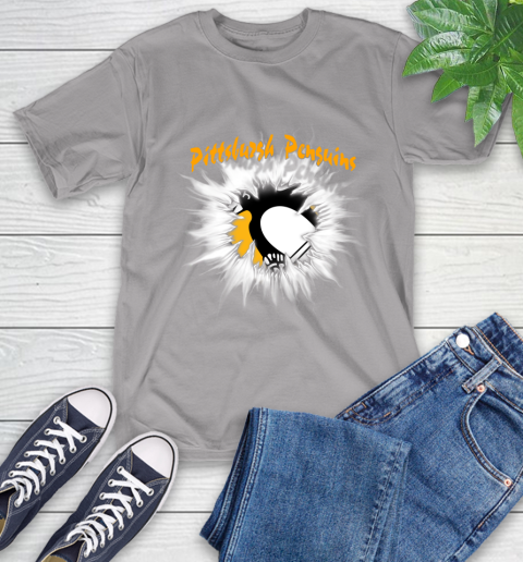 Pittsburgh Penguins NHL Hockey Adoring Fan Rip Sports T-Shirt 6