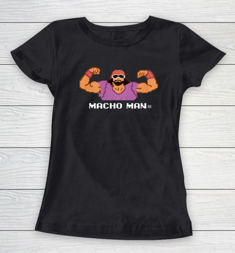 WWE Macho Man 8 Bit Women's T-Shirt 9