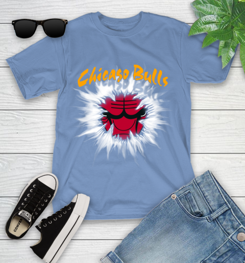Chicago Bulls NBA Basketball Rip Sports Youth T-Shirt 15