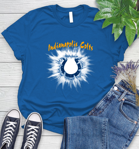 Indianapolis Colts NFL Football Adoring Fan Rip Sports Women's T-Shirt 12
