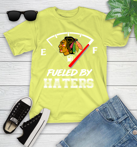 Chicago Blackhawks NHL Hockey Fueled By Haters Sports Youth T-Shirt 10