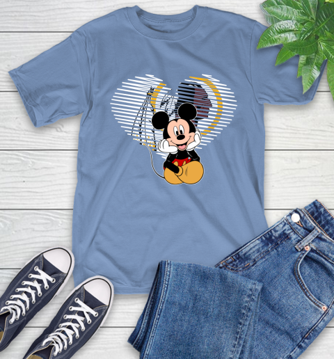 NFL Washington Redskins The Heart Mickey Mouse Disney Football T Shirt_000 T-Shirt 12