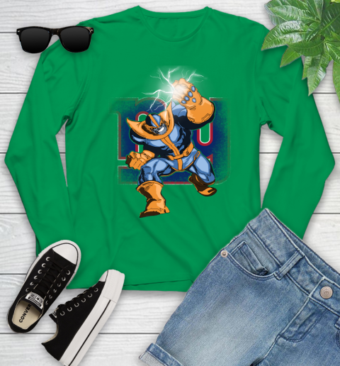 New York Giants NFL Football Thanos Avengers Infinity War Marvel Youth Long Sleeve 7
