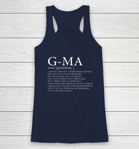 G Ma Definition Grandma Mother's Day Racerback Tank 5