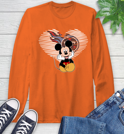 NFL Tennessee Titans The Heart Mickey Mouse Disney Football T Shirt_000 Long Sleeve T-Shirt 4