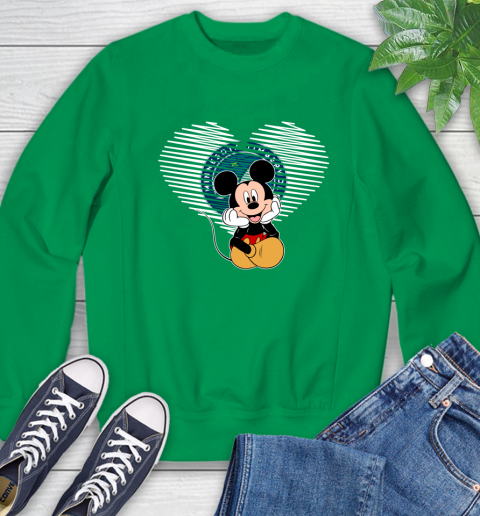 NBA Minnesota Timberwolves The Heart Mickey Mouse Disney Basketball Sweatshirt 7