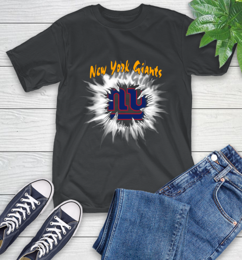 New York Giants NFL Football Adoring Fan Rip Sports T-Shirt