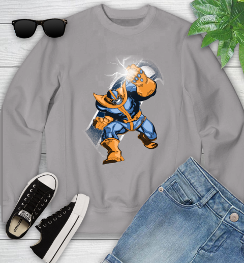 Seattle Seahawks NFL Football Thanos Avengers Infinity War Marvel Youth Sweatshirt 3