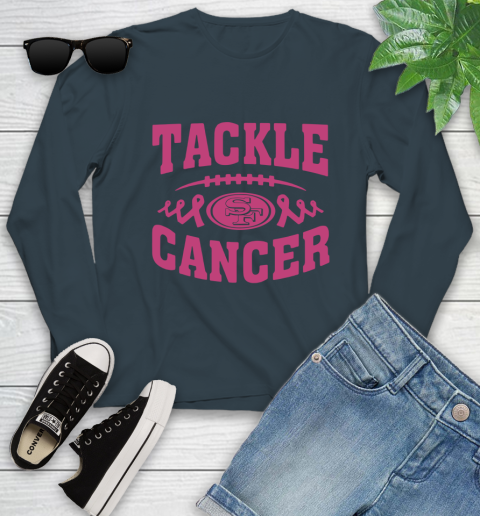 San Francisco 49ers Tackle Breast Cancer Youth Long Sleeve 8