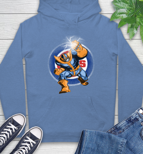 Chicago Cubs MLB Baseball Thanos Avengers Infinity War Marvel Hoodie 11