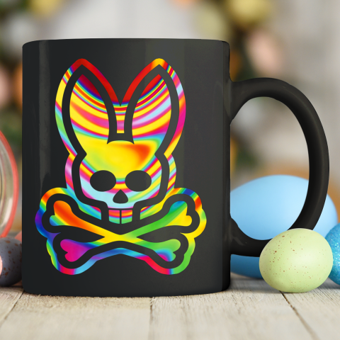 Psychedelic Bunny Psycho Bunny Ceramic Mug 11oz