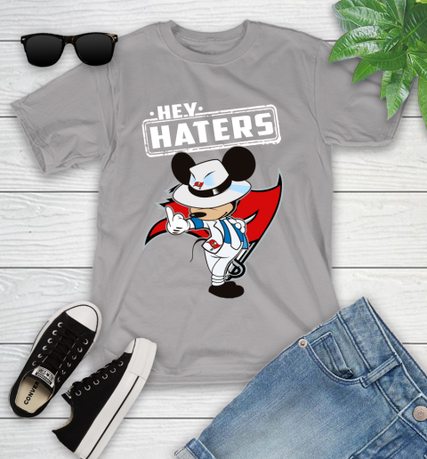 NFL Hey Haters Mickey Football Sports Tampa Bay Buccaneers Youth T-Shirt 4
