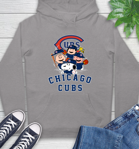 MLB Chicago Cubs Snoopy Charlie Brown Woodstock The Peanuts Movie Baseball T Shirt Hoodie 6