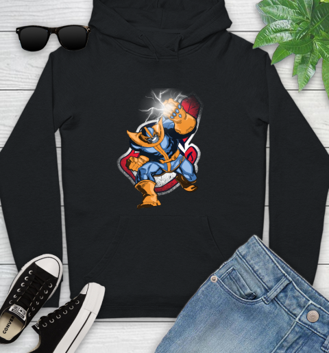 Cleveland Indians MLB Baseball Thanos Avengers Infinity War Marvel Youth Hoodie