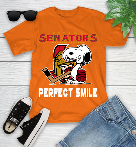 NHL New York Rangers Snoopy Perfect Smile The Peanuts Movie Hockey T Shirt Youth T-Shirt 9
