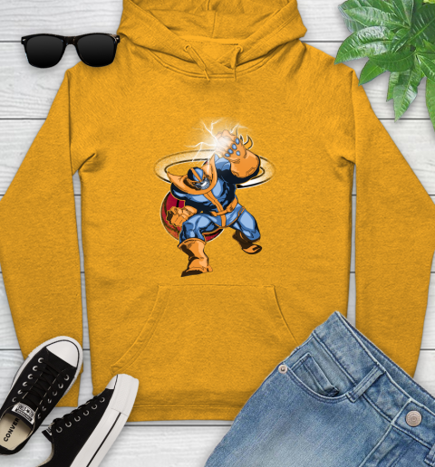 Miami Heat NBA Basketball Thanos Avengers Infinity War Marvel Youth Hoodie 2