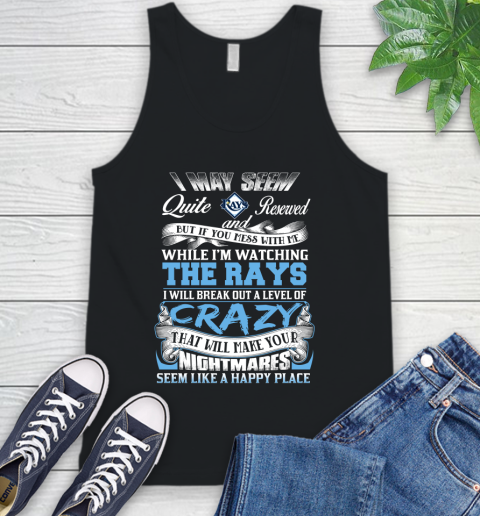 Tampa Bay Rays MLB Baseball Don't Mess With Me While I'm Watching My Team Tank Top