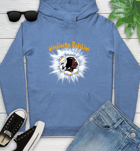 Washington Redskins NFL Football Adoring Fan Rip Sports Youth Hoodie 13