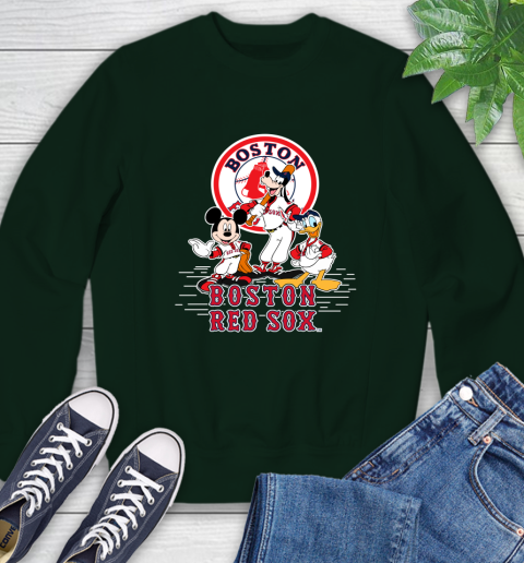 Mickey mouse red sox shirt hotsell