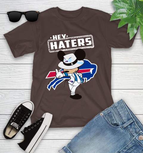 NFL Hey Haters Mickey Football Sports Buffalo Bills Youth T-Shirt 7