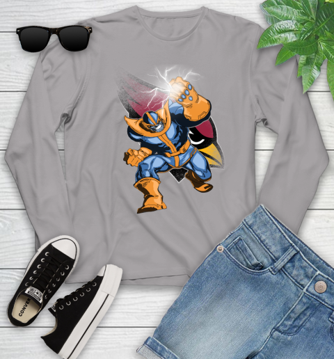 Arizona Cardinals NFL Football Thanos Avengers Infinity War Marvel Youth Long Sleeve 5