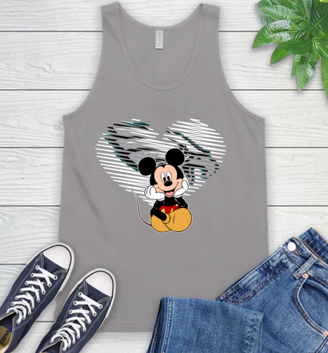 NFL Philadelphia Eagles The Heart Mickey Mouse Disney Football T Shirt_000 Tank Top 3