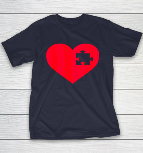Family Valentine Insert Heart Gift Youth T-Shirt 10
