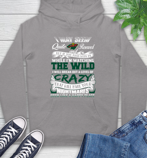 Minnesota Wild NHL Hockey Don't Mess With Me While I'm Watching My Team Hoodie 6