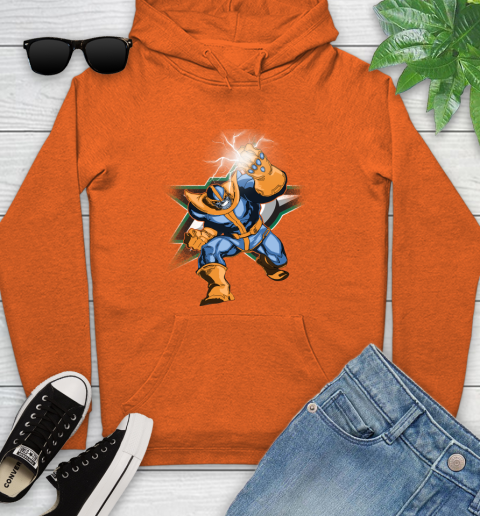 Dallas Stars NHL Hockey Thanos Avengers Infinity War Marvel Youth Hoodie 4