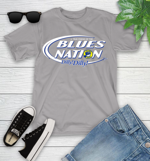 NHL A True Friend Of The St.Louis Blues Dilly Dilly Hockey Sports Youth T-Shirt 4