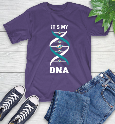 Miami Dolphins NFL Football It's My DNA Sports T-Shirt 5