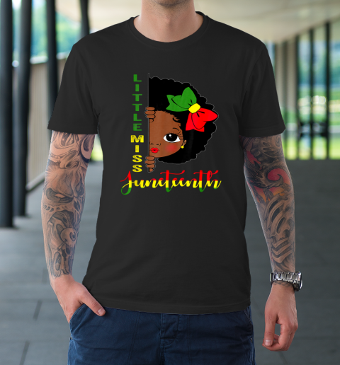 Black Girl, Women Shirt Little Miss Juneteenth Girl Toddler Black History Month T-Shirt