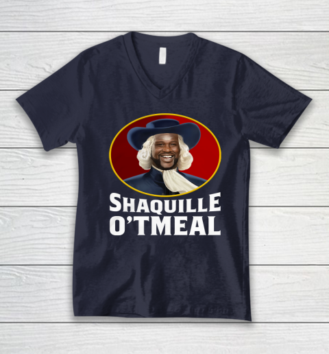 Shaquille Oatmeal V-Neck T-Shirt 2