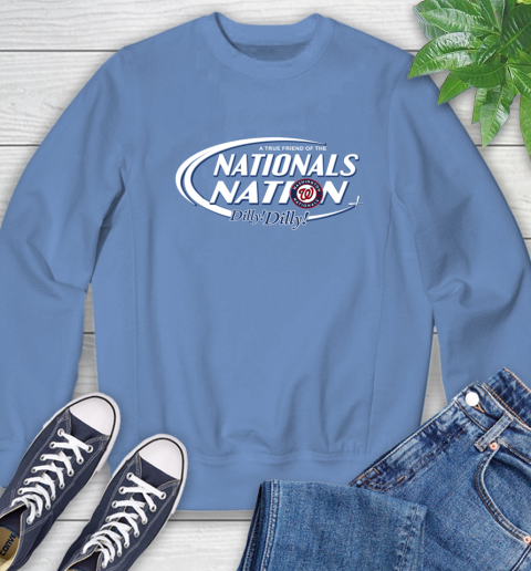 MLB A True Friend Of The Washington Nationals Dilly Dilly Baseball Sports Sweatshirt 11