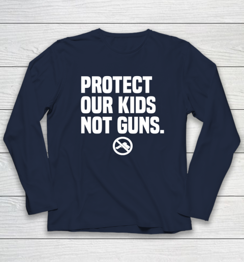 Wear Orange Protect Our Kids Not Guns Shirt End Gun Violence Long Sleeve T-Shirt - Image 4