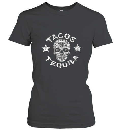 Day Of The Dead Tacos Tequila Halloween Sugar Skull T Shirt Women T-Shirt