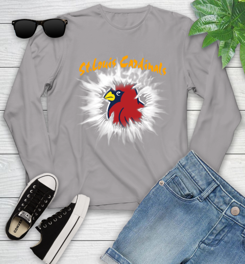 St.Louis Cardinals MLB Baseball Adoring Fan Rip Sports Youth Long Sleeve 5