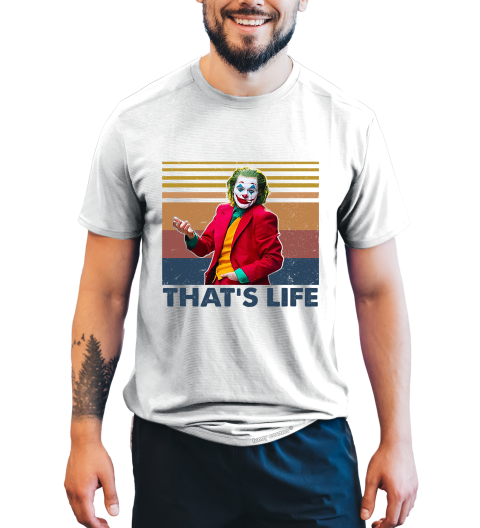 Joker Vintage Tshirt, Joker The Comedian T Shirt, That's Life T Shirt, Halloween Gifts