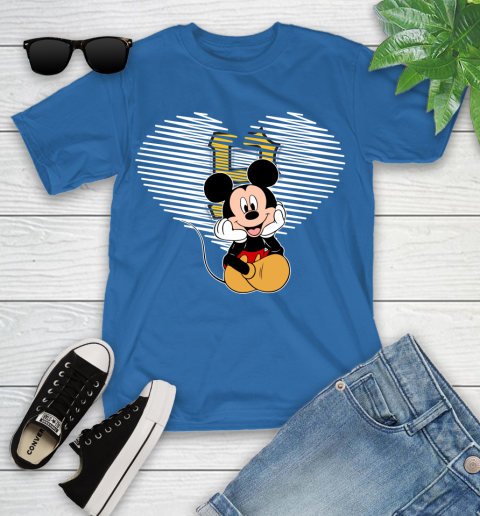 MLB Pittsburgh Pirates The Heart Mickey Mouse Disney Baseball T Shirt_000 Youth T-Shirt 12