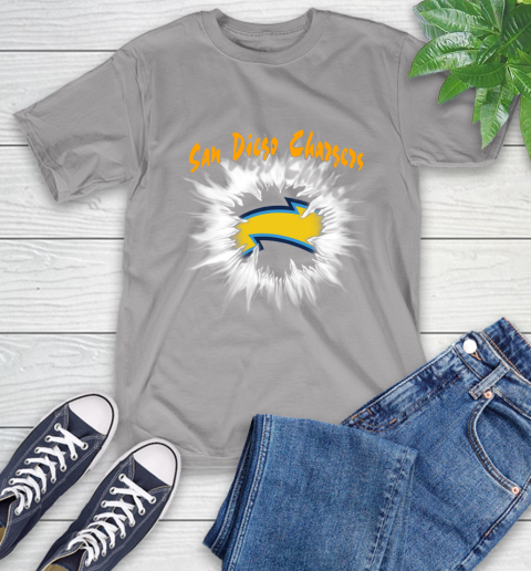 San Diego Chargers NFL Football Adoring Fan Rip Sports T-Shirt 6