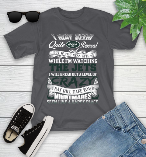 New York Jets NFL Football Don't Mess With Me While I'm Watching My Team Youth T-Shirt 6