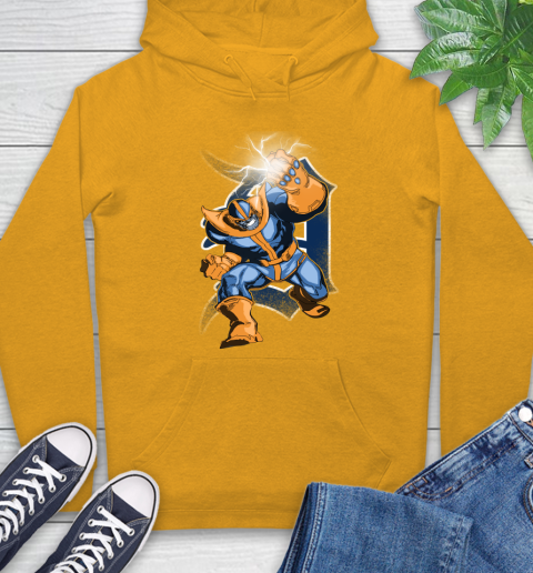 Detroit Tigers MLB Baseball Thanos Avengers Infinity War Marvel Hoodie 2